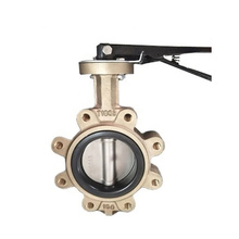 Carbon Steel Lug PTFE Gearbox B16.5 ASME 150 Butterfly Valve